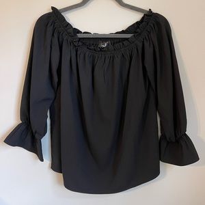 Lulus Black Off Shoulder Top